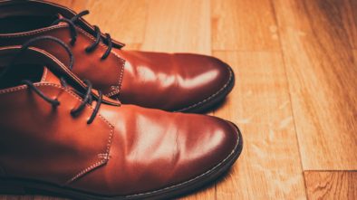 Čistění kožených bot